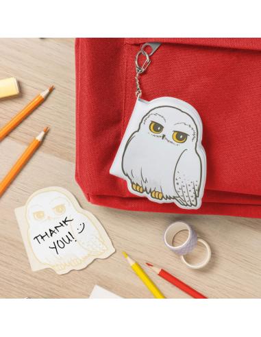 Llavero con bloc de notas de peluche Hedwig - Paladone