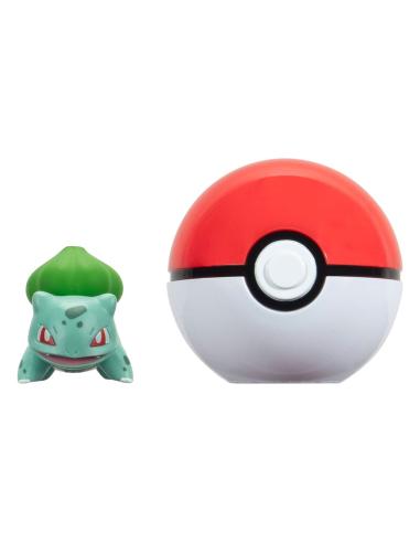 Figura Poké Ball de Bulbasaur de Jazwares