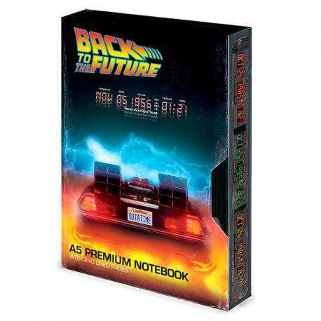 Libreta A5 premium VHS Regreso al Futuro
