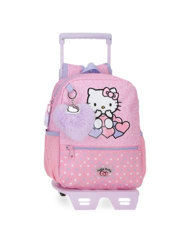 Mochila escolar con ruedas de Hello Kitty