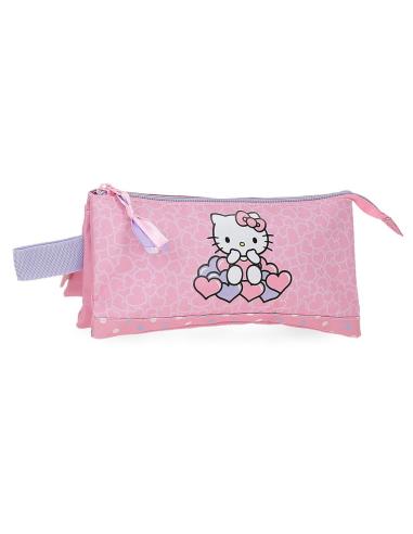 Estuche para lápices Hello Kitty con corazones y lunares