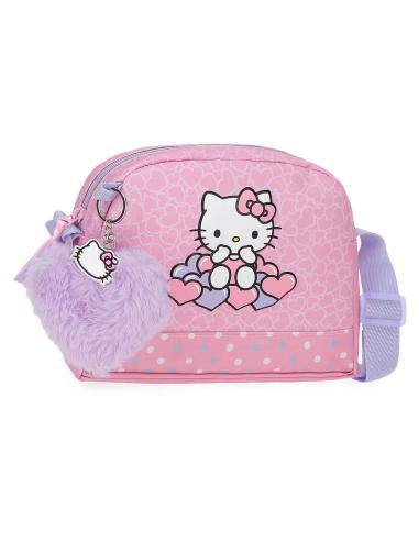 Bolsa de Hello Kitty con corazones y lunares