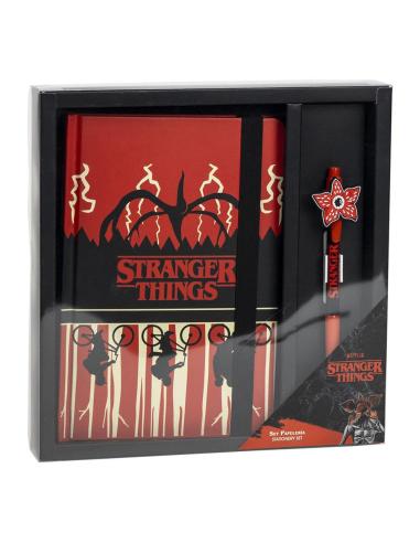 Set de papelería de Stranger Things: El Mundo del Revés