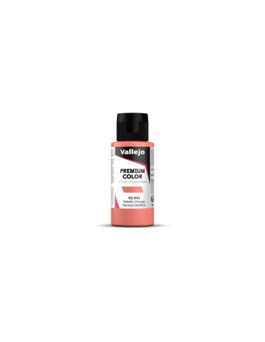 Pintura para aerógrafo Vallejo color naranja metálico