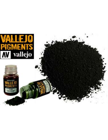 Pigmento en polvo Vallejo Negro carbón