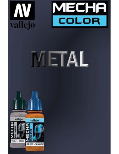 Pintura para modelismo azul metálico Vallejo