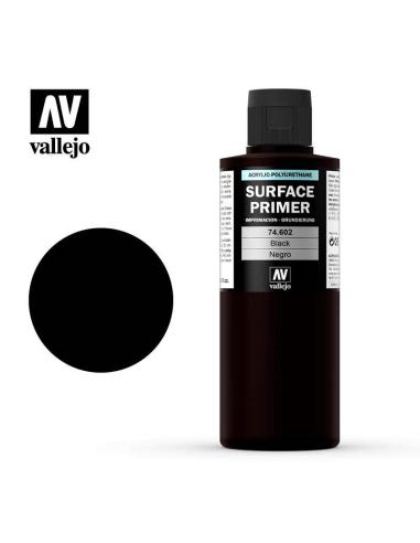 Vallejo imprimación negra para superficies 200 ml