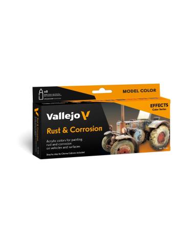Set Vallejo de óxido y corrosión para modelismo