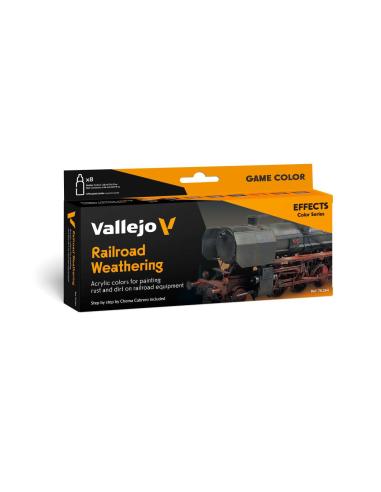 Set de pinturas para envejecido de modelos Vallejo