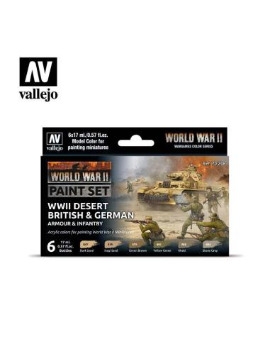 Vallejo Colores de la infantería alemana del desierto