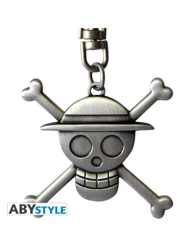 OP LUFFY SKULL 3D KEYCHAIN