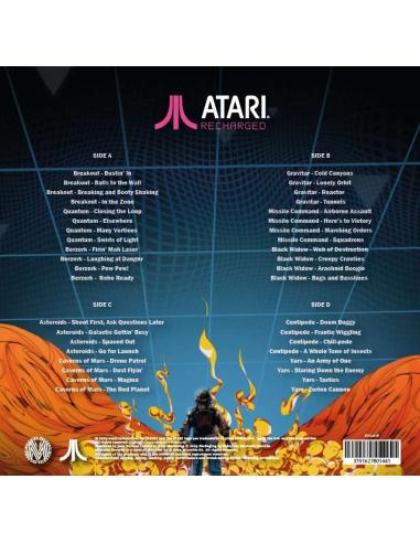 Disco de vinilo de la banda sonora de Atari Recharged