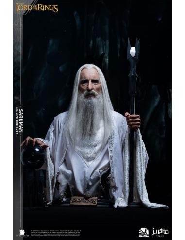 Infinity Studio El Señor de los Anillos Busto tamaño natural Saruman 110 cm