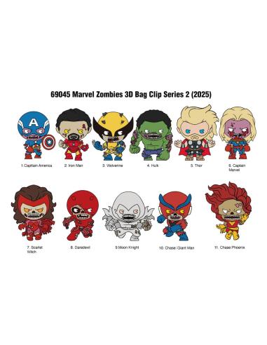 Monogram Int. Marvel Colgantes PVC Serie 2 Zombies Expositor (24)
