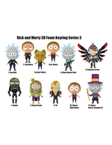 Monogram Int. Rick y Morty Colgantes PVC Series 3 Expositor (24)