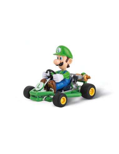 Carrera Super Mario Kart coche teledirigido RC 1/18 2,4 GHz Pipe Kart Luigi