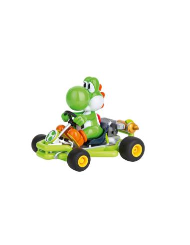 Carrera Super Mario Kart coche teledirigido RC 1/18 2,4 GHz Pipe Kart Yoshi