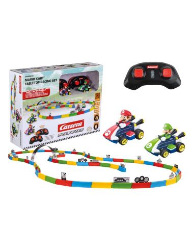 Carrera Super Mario Kart coche teledirigido RC 1/43 2,4 GHz Tabletop Racing Set Mario