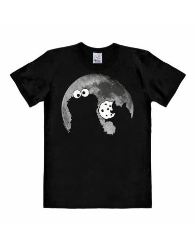 Logoshirt Sesame Street Easy Fit Cookie Monster - Moon