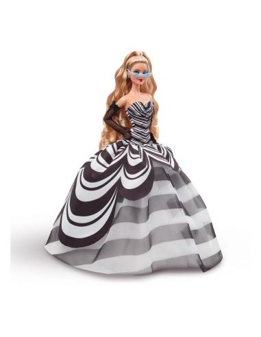 Muñeca Barbie rubia del 65.º aniversario