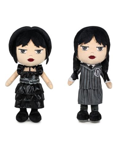 Surtido de muñecas de peluche de Miércoles Addams