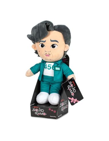 Caja de cartón con peluche de Gi-Hun — Squid Game