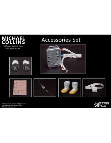 Star Ace Toys Apollo 11 accesorios para la Figura 1/6 Michael Collins