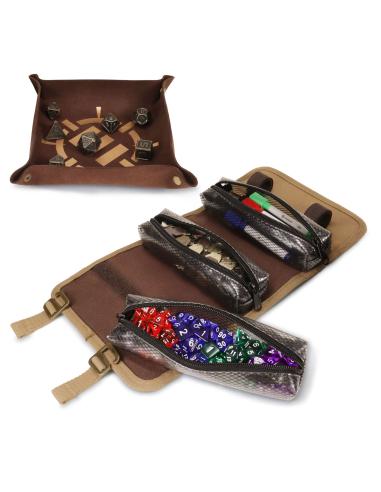 Enhance Enhance Juego de mesa Canvas Bolsa para dados