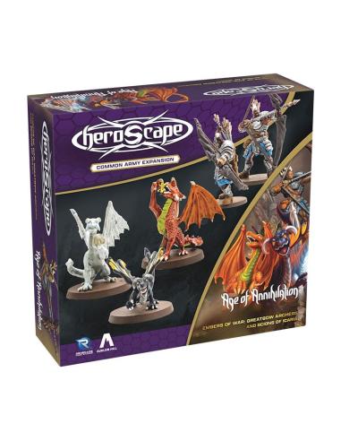 Renegade Heroscape expansión del ejército Embers of War: Greatbow Archers and Scions of Icaria *Edición Inglés*