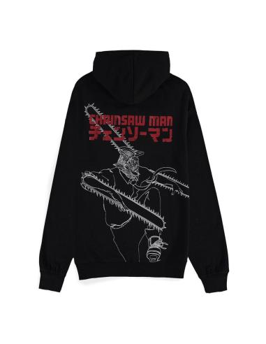 Difuzed Chainsaw Man Sudadera capucha Chainsaw Devil talla L