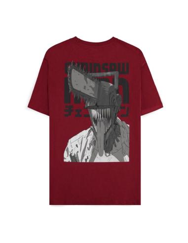 Difuzed Chainsaw Man Camiseta Smile Bordeaux talla XL