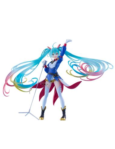 BANPRESTO Figura Banpresto Evolve Gundam Collaboration Miku 45th Anniversary Gundam x Hatsune Miku 21cm