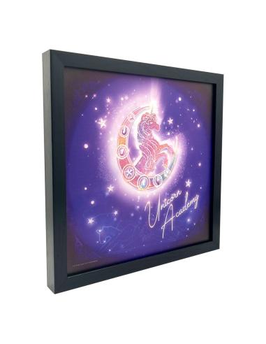 Joy Toy (IT) Unicorn Academy Canvas Poster Logo (With Light)