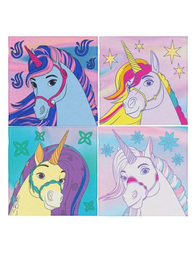 Joy Toy (IT) Unicorn Academy Mini Toallas Mágicas 30 x 30 cm Expsoitor (36)