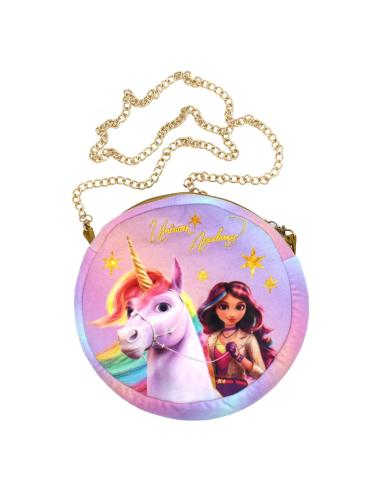 Joy Toy (IT) Unicorn Academy Bandolera de Peluche Round
