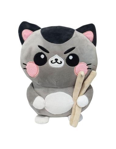 Joy Toy (IT) Funny Cat Peluche Cat with Chopsticks 25 cm