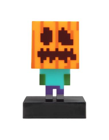 Paladone Products Minecraft Lámpara Icons Zombie Jack O Lantern 10 cm