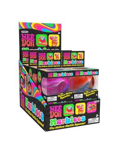 Schylling NeeDoh Figuras Antiestrés Marbleez Ball 7 cm Expositor (6)