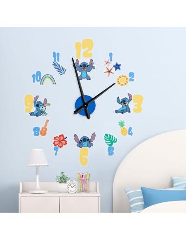Paladone Products Lilo & Stitch Reloj de pared autoadhesivo Stitch