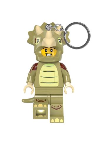 Joy Toy (IT) LEGO Minifigures Llavero con Iluminación Triceratops Costume 8 cm