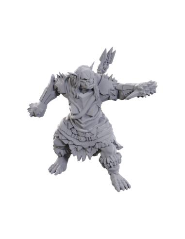 Wizkids Pathfinder Deep Cuts Miniaturas sin pintar Orc Brute