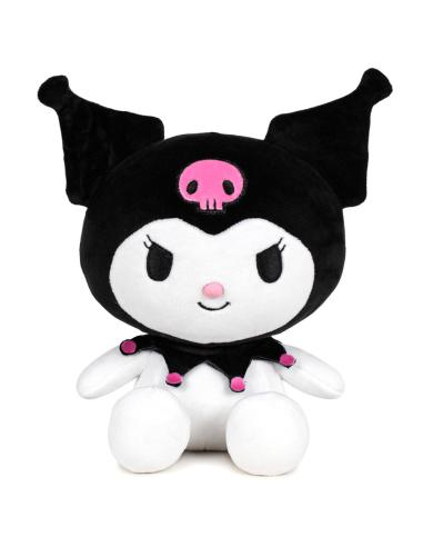 Peluche de Hello Kitty Kuromi en negro