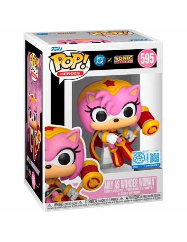 FUNKO Figura POP Sonic The Hedgehog DC Comics Amy As Wonder Woman Exclusive