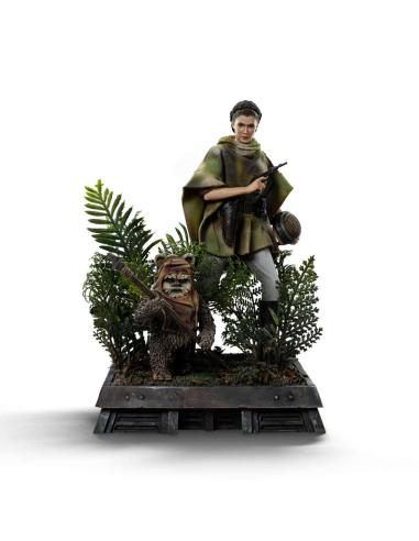 Estatua de Leia y Wicket (edición limitada)