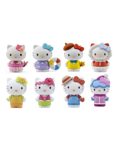 YuMe Toys Sanrio Figuras mini Mini-Doll Four Seasons Series Hello Kitty 7 cm Expositor (12)