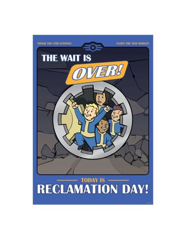 FaNaTtik Fallout Litografia Reclamation Day Edition 42 x 30 cm