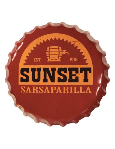 FaNaTtik Fallout Placa de Chapa Sunset Sarsaparilla Bottle Cap