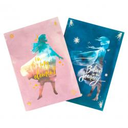 Set 2 cuadernos A5 Frozen Disney