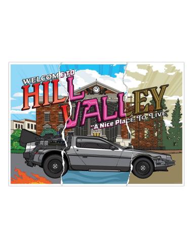 FaNaTtik Regreso al futuro Litografia Hill Valley 40th Anniversary Limited Edition 42 x 30 cm