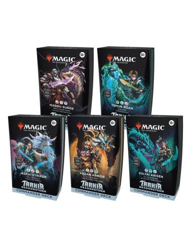 Wizards of the Coast Magic the Gathering Tarkir: Dragonstorm Mazos de Commander Caja (5) inglés